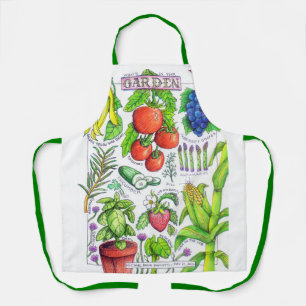 Gartenvegetarische Schürze