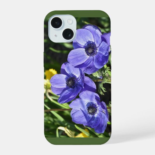 Gartenveilchenblumen iPhone15 Hülle iPhone 15 Hülle (Rückseite)