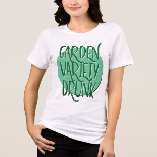 Gartenvielfalt Betrunken Funny OM Erholung Sloga Tri-Blend Shirt