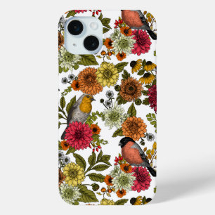 Gartenvögel und Blume 1 Case-Mate iPhone Hülle