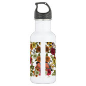 Gartenvögel und Blume 1 Edelstahlflasche (Rückseite)