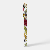 Gartenvögel und Blume 1 iPhone Hülle (Linke Seite)