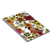 Gartenvögel und Blume 1 Notizblock (Rechte Seite)