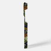 Gartenvögel und Blume 2 iPhone Hülle (Linke Seite)