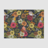 Gartenvögel und Blume 2 Seidenpapier (Vorderseite)