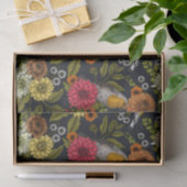 Gartenvögel und Blume 2 Seidenpapier (Geschenk)