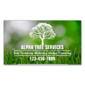 Gartenwächter Landschaftsschutz - Arborist Tree Se Magnetische Visitenkarte (Vorderseite)