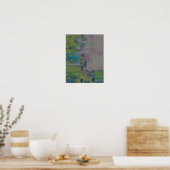 Gartenwand, geometrisch Abstrakt Poster (Küche)