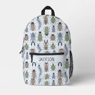Gartenwanzen Käfer Insekt Tier Jungen Blau Wandern Bedruckter Rucksack