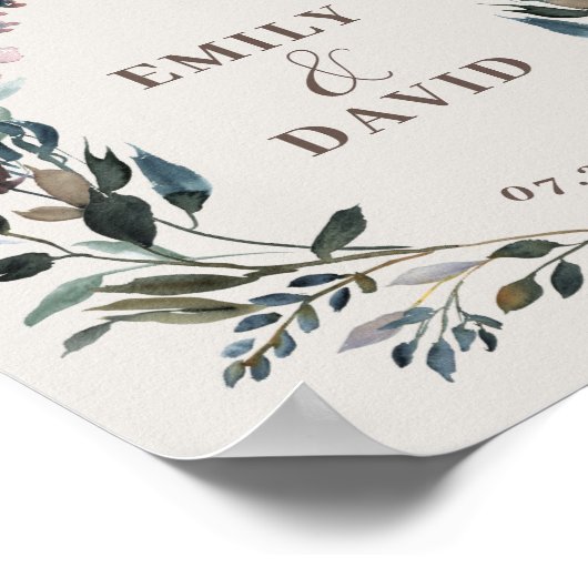 GartenWappen | Eggshell | Begrüßung Poster (Ecke)