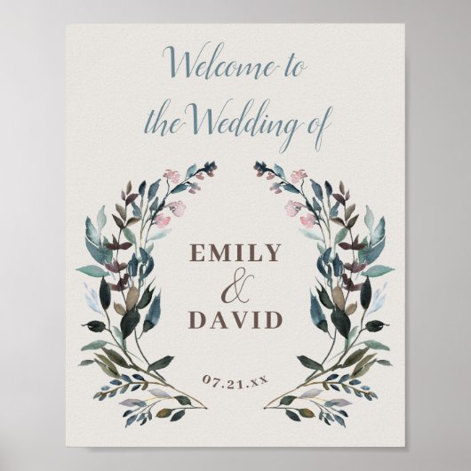 GartenWappen | Eggshell | Begrüßung Poster (Vorne)