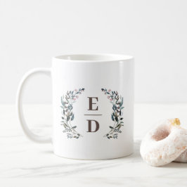 GartenWappen | Floral Wedding Monogram Kaffeetasse