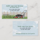 Gartenwartung bietet Visitenkarte (Vorne/Hinten)