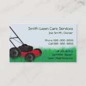 Gartenwartung bietet Visitenkarte (Vorderseite)
