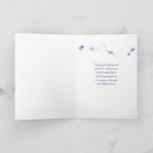 Gartenwaschbecken Beileid von Pärchen Karte (Innenseite)