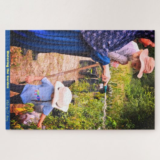 Gartenwasser / Bauernhof Puzzle (Horizontal)