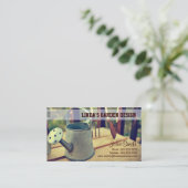 Gartenwasser Visitenkarte (Stehend Vorderseite)