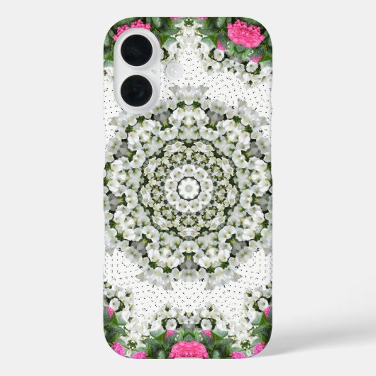 Gartenwasserbrunnen Rosa Blume Mandala Design Case-Mate iPhone Hülle (Rückseite)