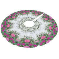 Gartenwasserbrunnen Rosa Blume Mandala Design