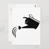 Gartenwasserdose - Gartenwasser Postkarte (Vorne/Hinten)