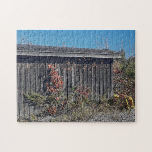 Gartenweg am Rand des Zuhauses Puzzle
