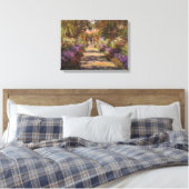 Gartenweg bei Giverny 1902 von Claude Monet Leinwanddruck (Insitu (Schlafzimmer))