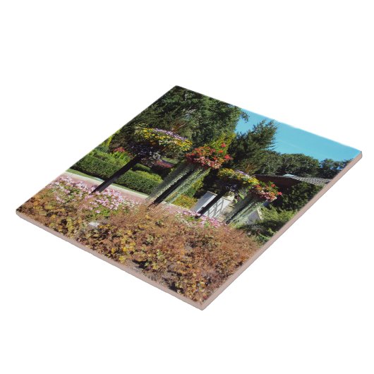 Gartenweg Fliese (Seite)