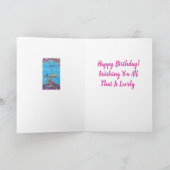 Gartenweg Geburtstagskarte Karte (Innenseite)