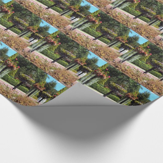 Gartenweg Geschenkpapier (Ecke)