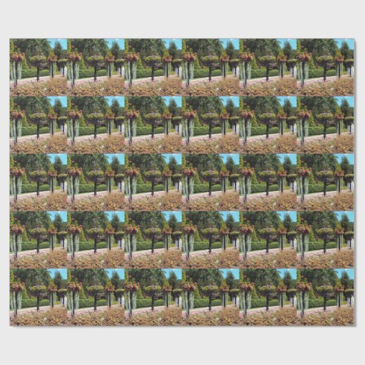 Gartenweg Geschenkpapier (Flach)