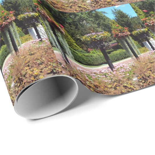 Gartenweg Geschenkpapier (Rolleneckpunkt)