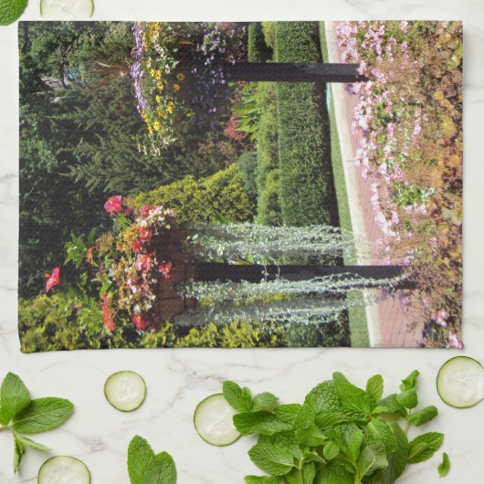 Gartenweg Geschirrtuch (Gefaltet)