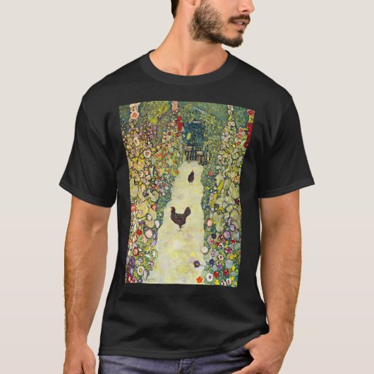 Gartenweg Gustav Klimt mit T-Shirt (Vorderseite)