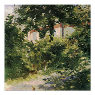 Gartenweg in Rueil Edouard Manet Poster