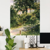 Gartenweg in Rueil Edouard Manet Poster (Heimbüro)