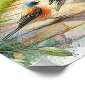 Gartenweg Landschaft 7 Poster (Ecke)