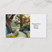 Gartenweg Landschaftsgestaltung Visitenkarte (Rückseite)