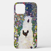 Gartenweg mit Hühnern, Gustav Klimt Case-Mate iPhone Hülle (Rückseite)