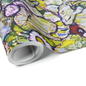 Gartenweg mit Hühnern, Gustav Klimt Geschenkpapier (Rolleneckpunkt)