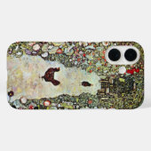 Gartenweg mit Hühnern, Gustav Klimt, Jugendstil Case-Mate iPhone Hülle (Rückseite (Horizontal))