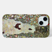 Gartenweg mit Hühnern, Gustav Klimt, Jugendstil Case-Mate iPhone Hülle (Rückseite (Horizontal))