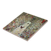 Gartenweg mit Hühnern, Gustav Klimt, Jugendstil Fliese (Seite)