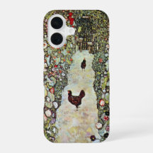 Gartenweg mit Hühnern, Gustav Klimt, Jugendstil