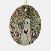 Gartenweg mit Hühnern, Gustav Klimt, Jugendstil Keramik Ornament (Rechts)