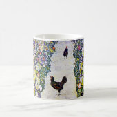 Gartenweg mit Hühnern, Gustav Klimt Kaffeetasse (Mittel)