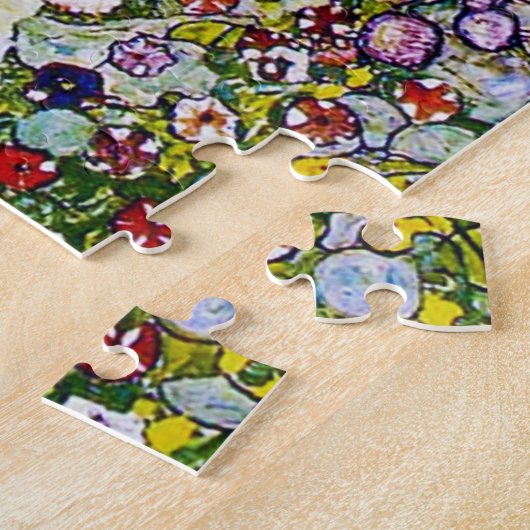 Gartenweg mit Hühnern, Gustav Klimt Puzzle (Seite)
