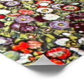 Gartenweg mit Hühnern von Gustav Klimt Poster (Ecke)