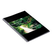 Gartenweg mit Sprichwörtern 3:5-6 Notizblock (Rechte Seite)