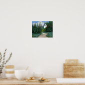 Gartenweg Poster (Küche)