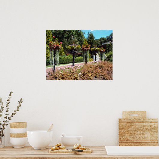 Gartenweg Poster (Küche)